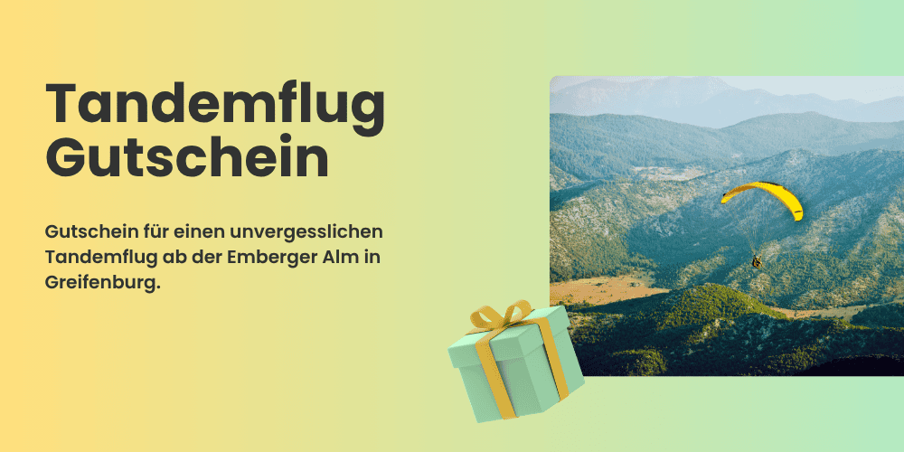Tandemflug Gutschein